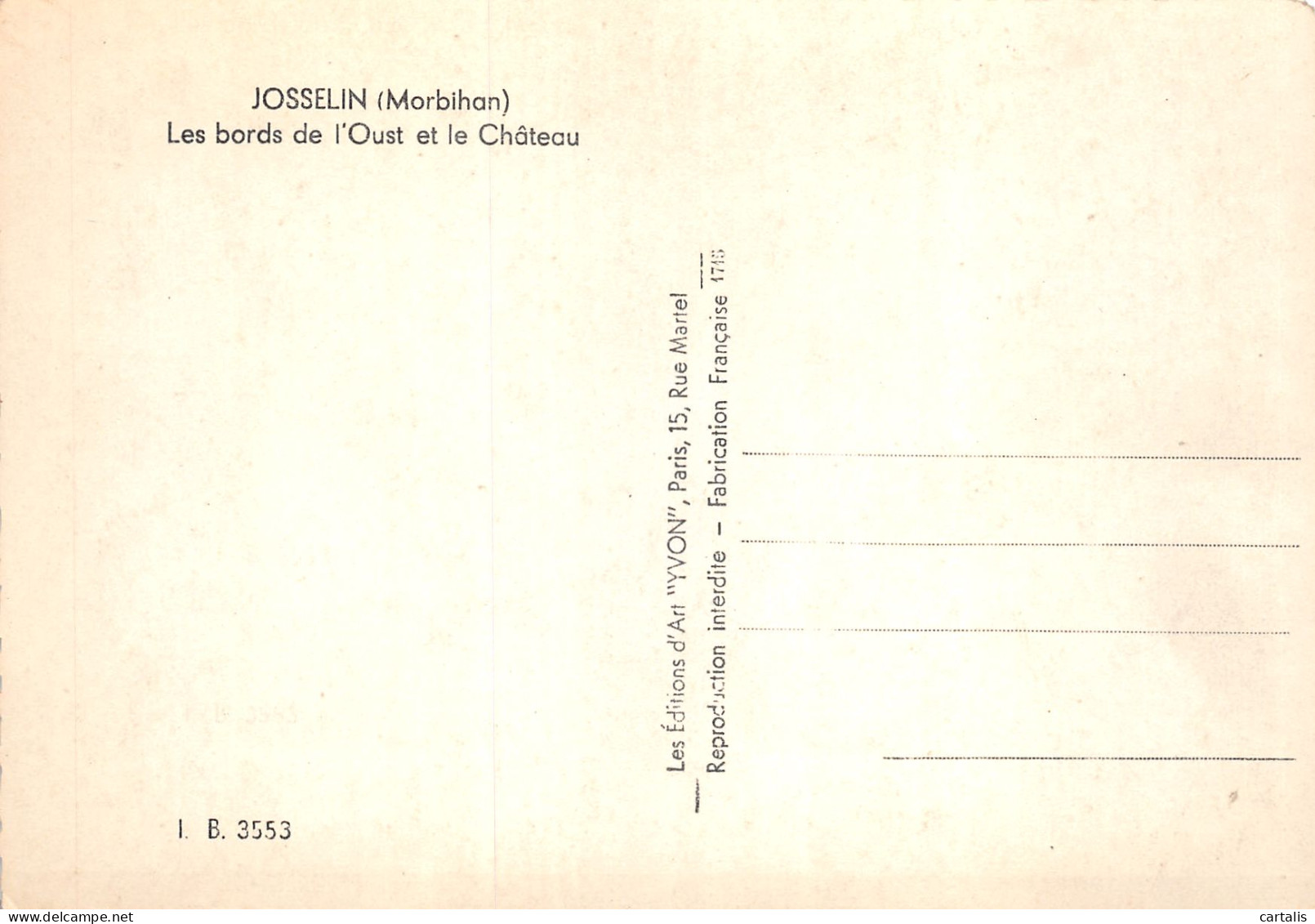 56-JOSSELIN-N°C4083-C/0323 - Josselin