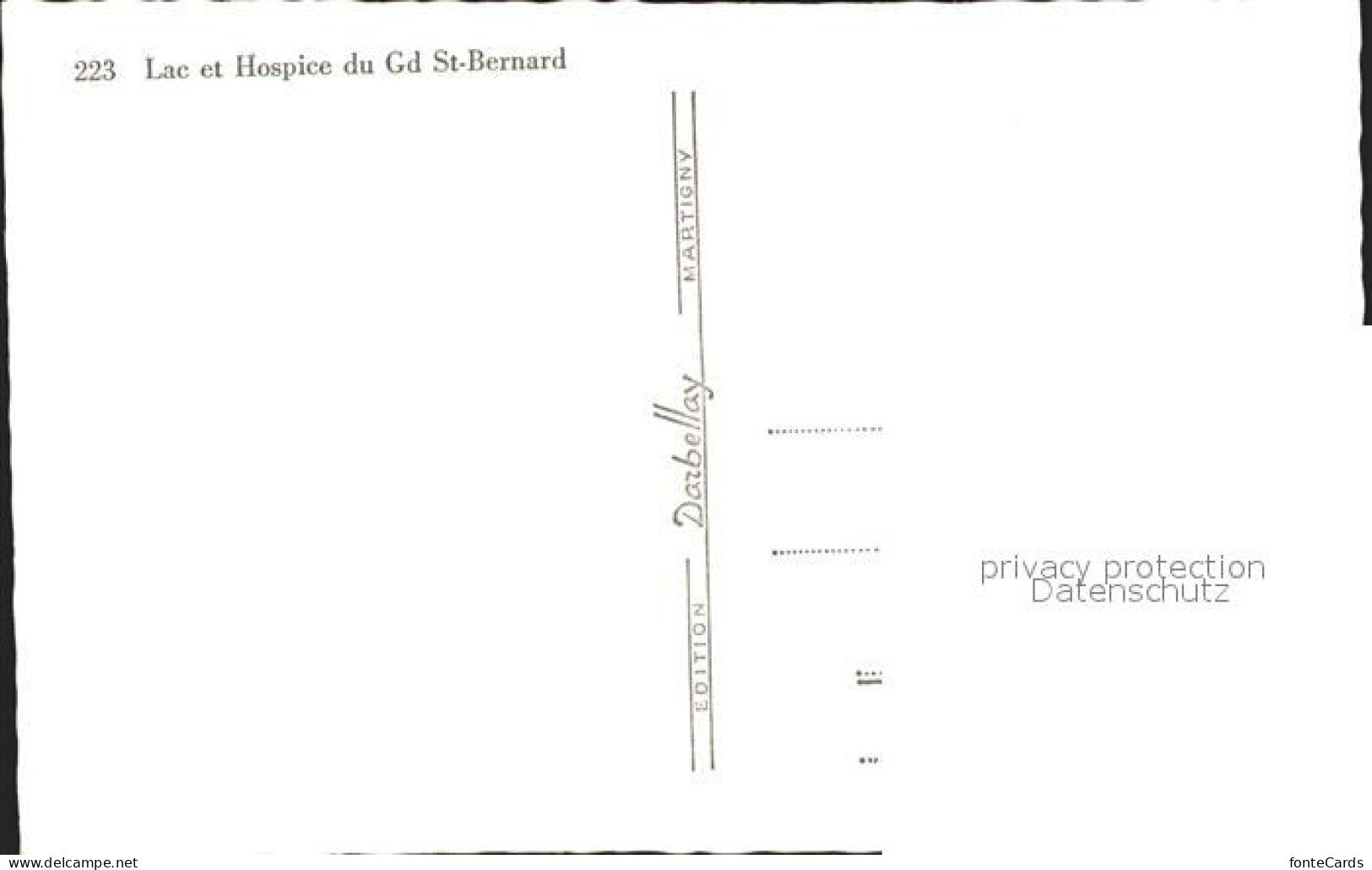 11761881 Grand St Bernard Lac Et Hospice Grand St Bernard - Otros & Sin Clasificación