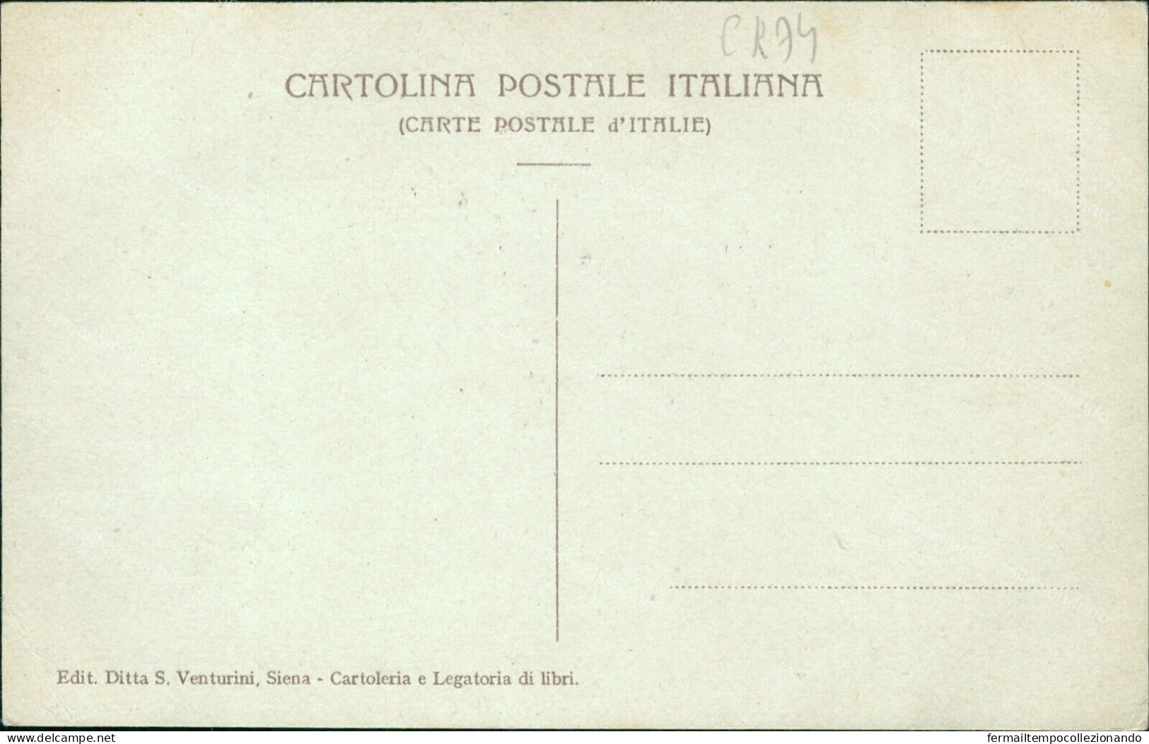Cr74  Cartolina I 17 Paggi Delle Storiche Contrade Di Siena Civetta - Siena