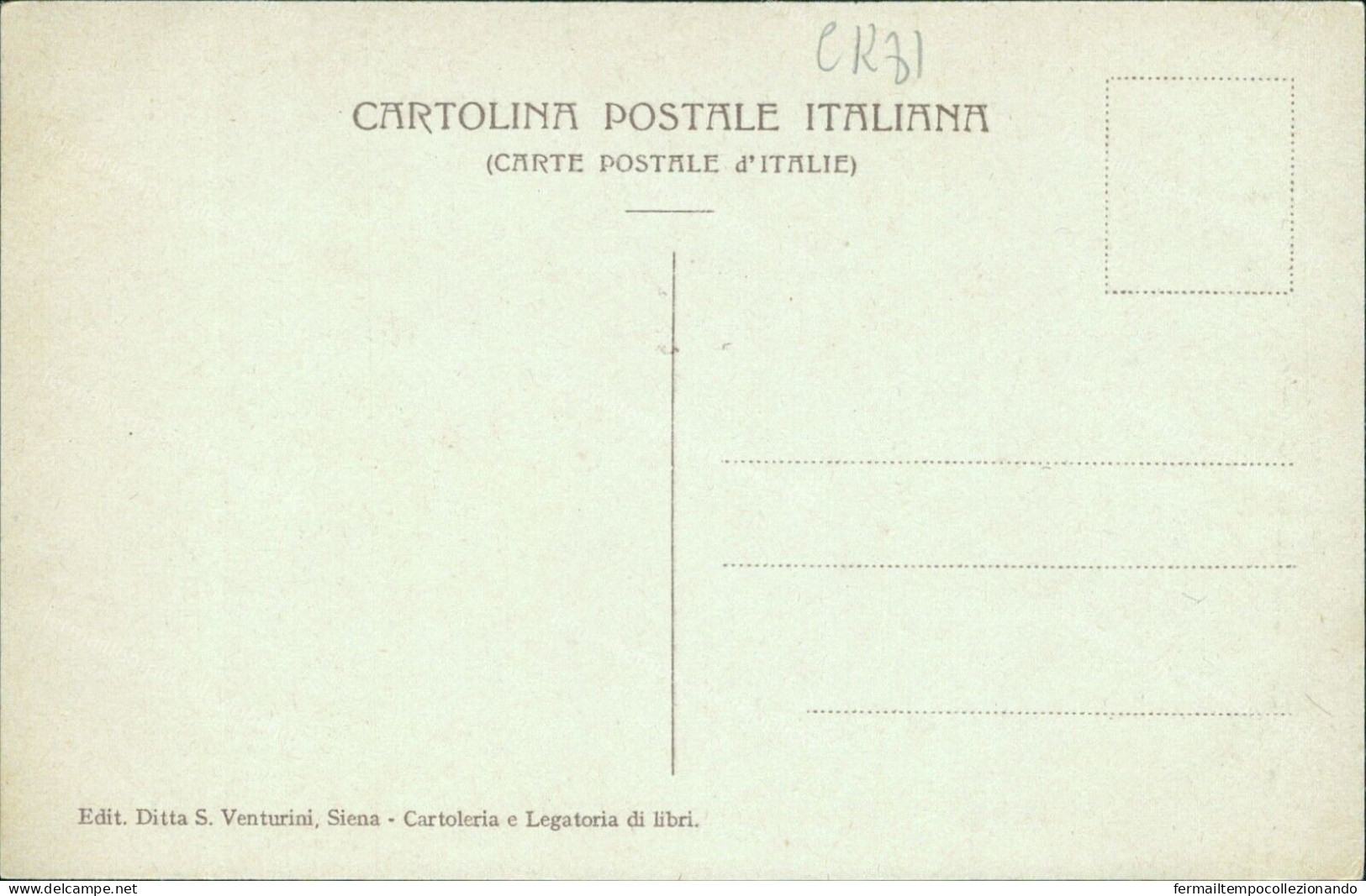 Cr81  Cartolina I 17 Paggi Delle Storiche Contrade Di Siena Drago - Siena
