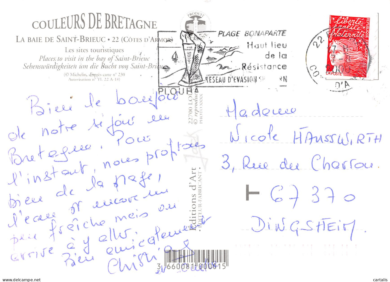 22-SAINT BRIEUC-N°C4084-B/0089 - Saint-Brieuc