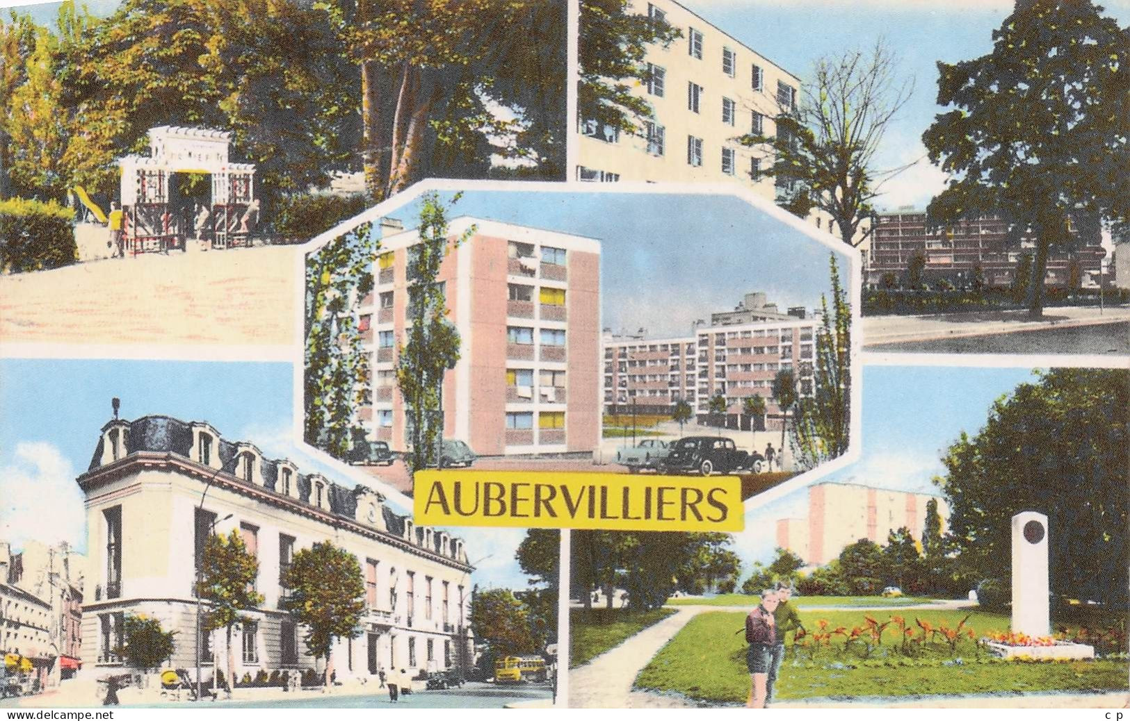Aubervilliers - Multivues  -  CPSM °J - Aubervilliers