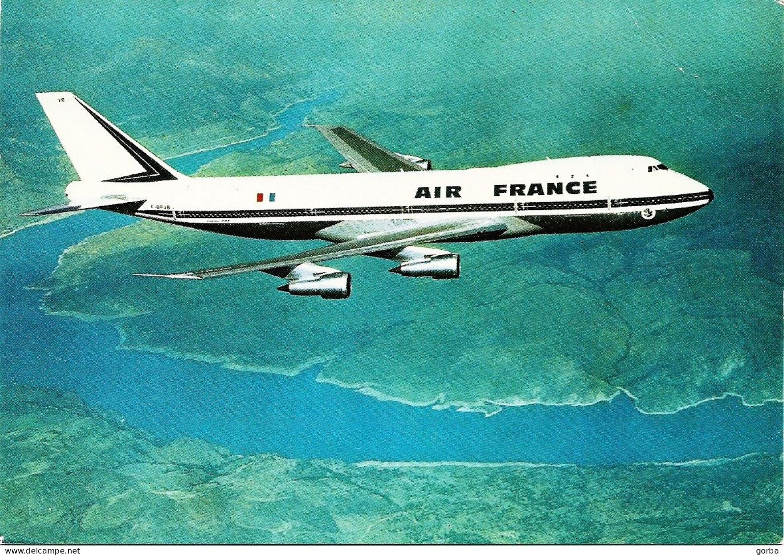 *CPM - Boeing 747 Aux Couleurs D'Air Fance - 1946-....: Ere Moderne