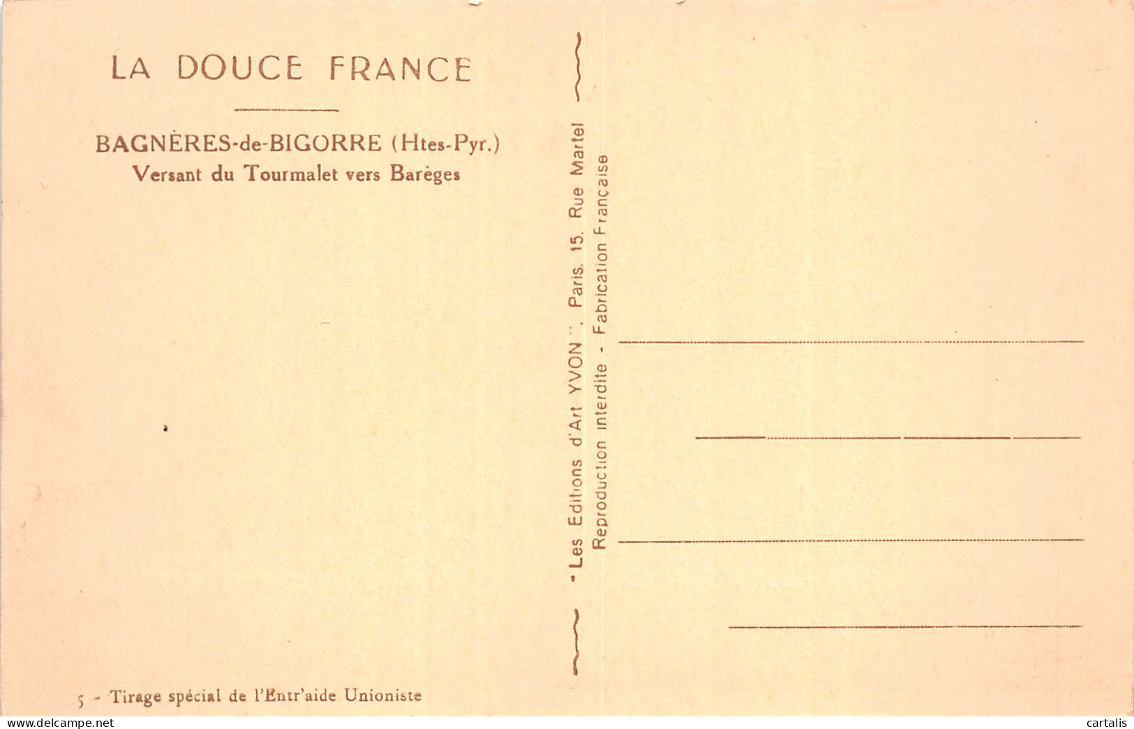 65-BAGNERES DE BIGORRE-N°C4084-E/0175 - Bagneres De Bigorre