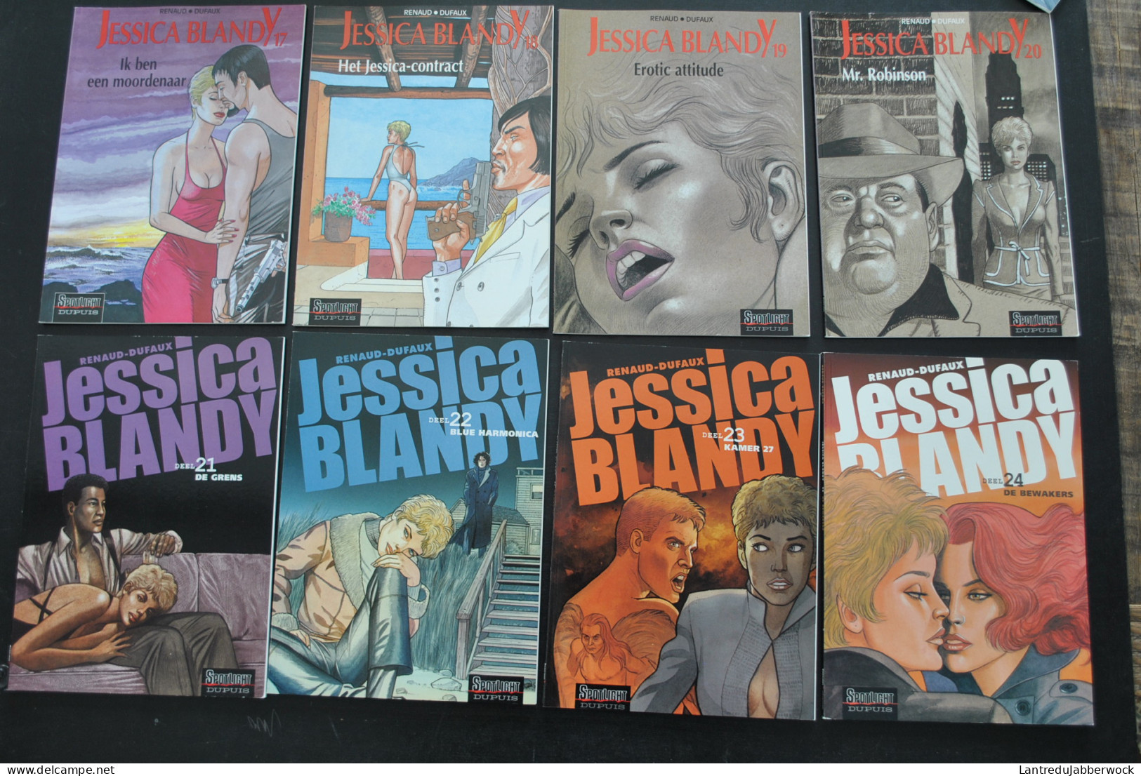 Complete collectie in 24 delen van Jessica Blandy DUFAUX RENAUD + Het Dossier 1 2 3 4 5 6 7 8 9 10 11 12 13 14 15 16 17