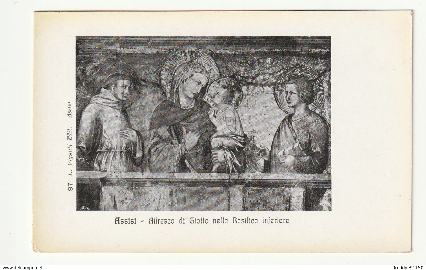 ITALIE . ASSISI . Allfresco Di Giotto Nella Basilica Inferiore  N° 97 - Otros & Sin Clasificación