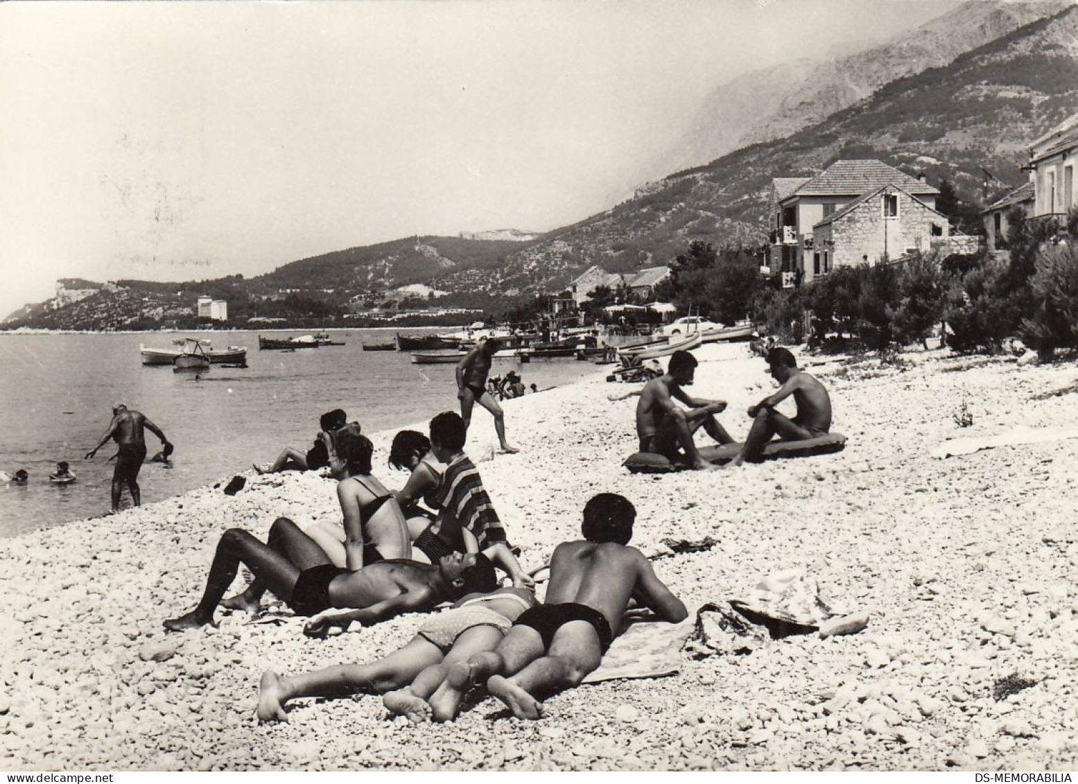 Makarska Tučepi - Beach Scene 1965 - Croatia