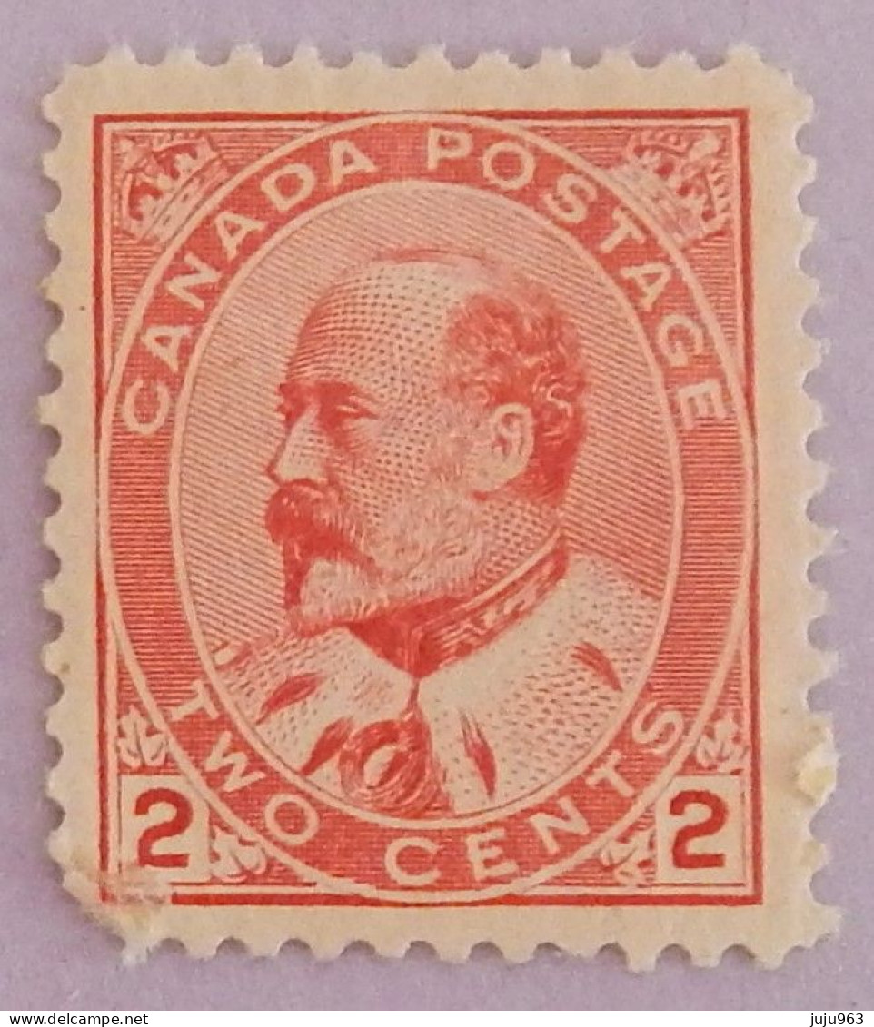 CANADA YT 79  NEUF*MH "EDOUARD VII" ANNÉES 1903/1909 - Unused Stamps