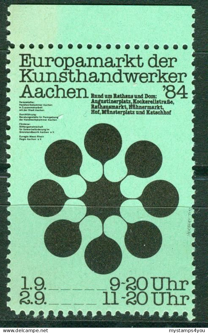 So Sticker | Germany. Europamarkt Der Kunsthandwerker '84 Aachen #5-0106 - Pegatinas