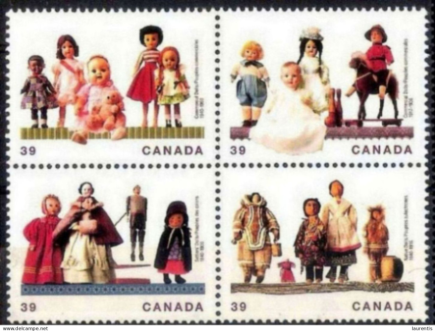 3186  Pouppées - Dolls - Canada - MNH - 1,65 . - Poupées