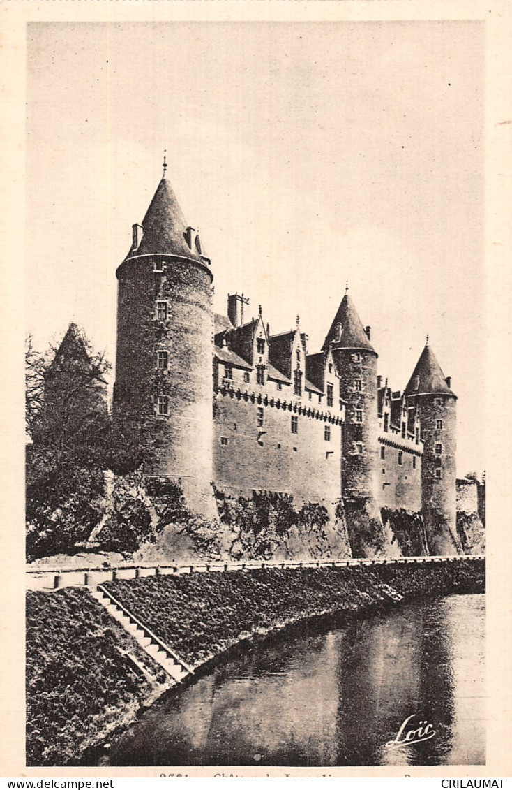 56-JOSSELIN LE CHATEAU-N°T5111-F/0111 - Josselin