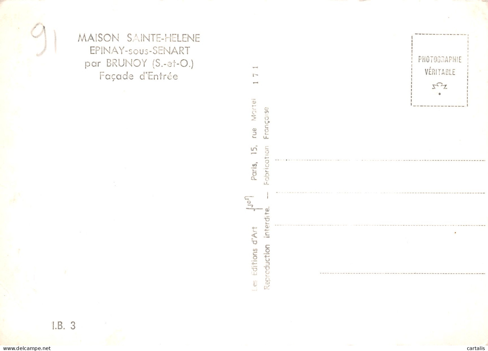 91-EPINAY SOUS SENART-N°C4088-B/0019 - Epinay Sous Senart