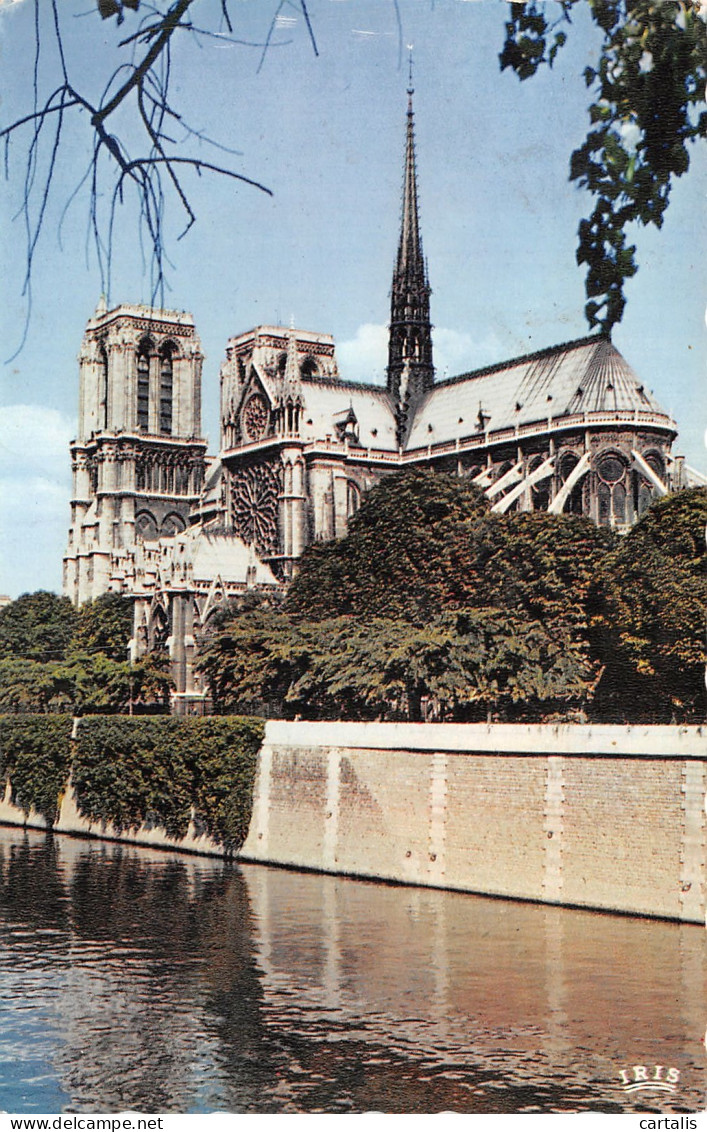 75-PARIS NOTRE DAME ET LA SEINE-N°C4087-E/0065 - Sonstige & Ohne Zuordnung