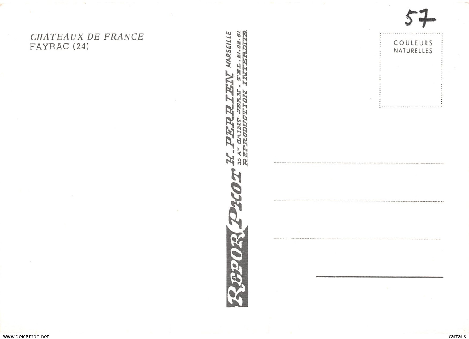 24-FAYRAC-N°C4087-D/0329 - Sonstige & Ohne Zuordnung