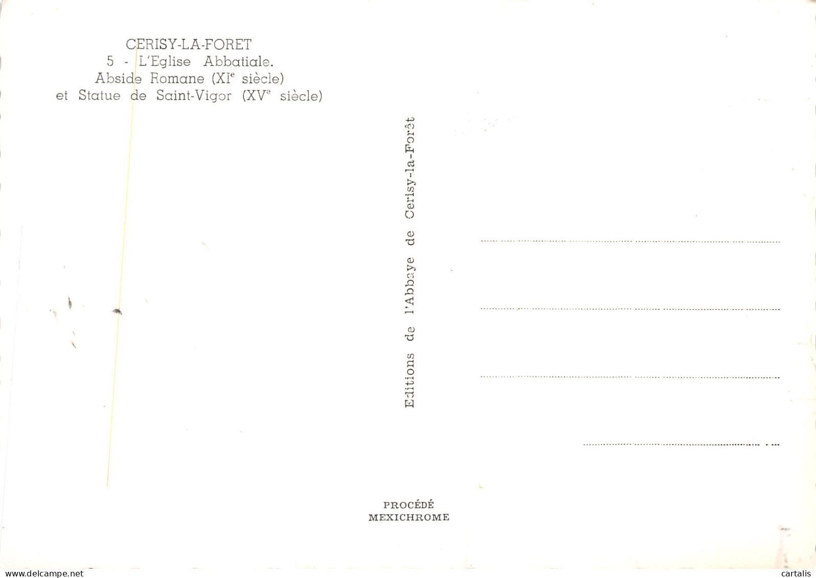 50-CERISY LA FORET-N°C4087-D/0267 - Sonstige & Ohne Zuordnung