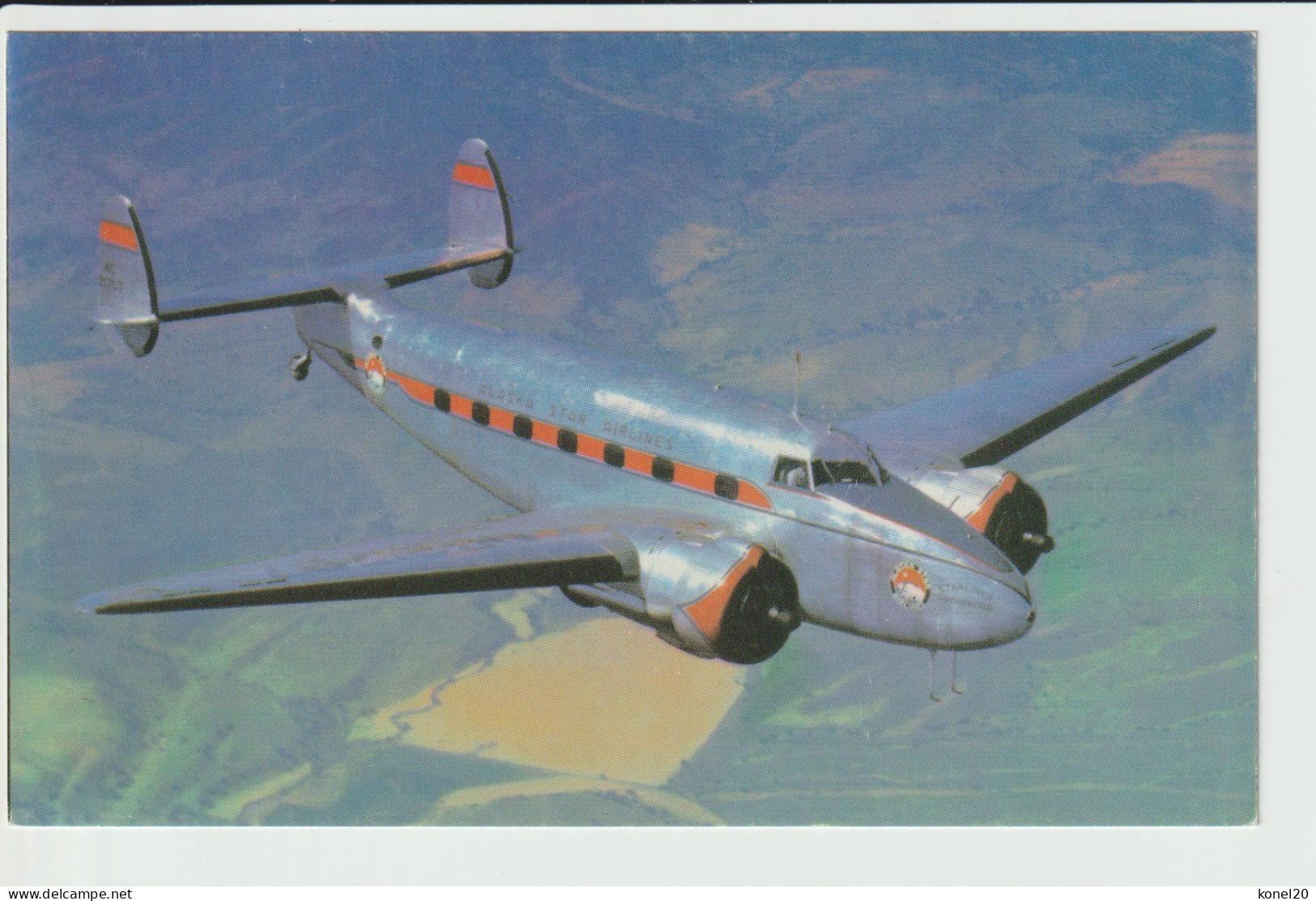 Pc Alaska Star Lockheed Lodestar Aircraft - 1946-....: Moderne