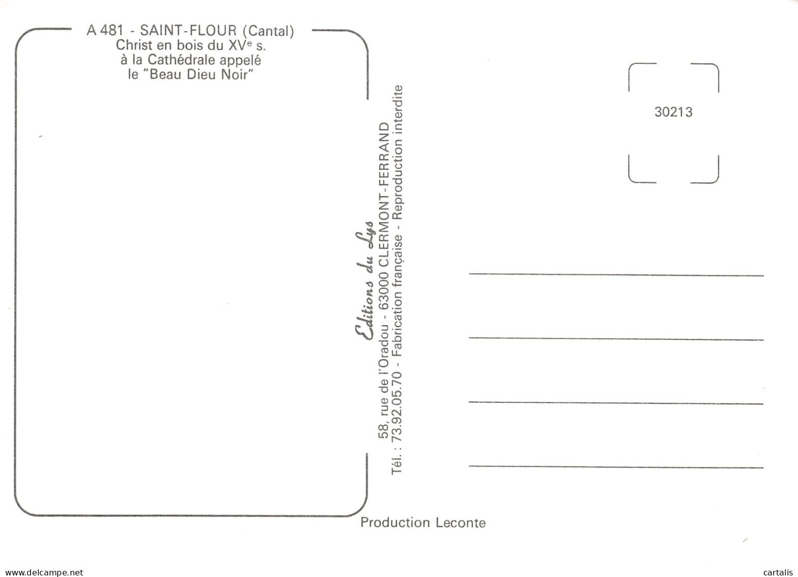 15-SAINT FLOUR-N°C4089-A/0045 - Saint Flour