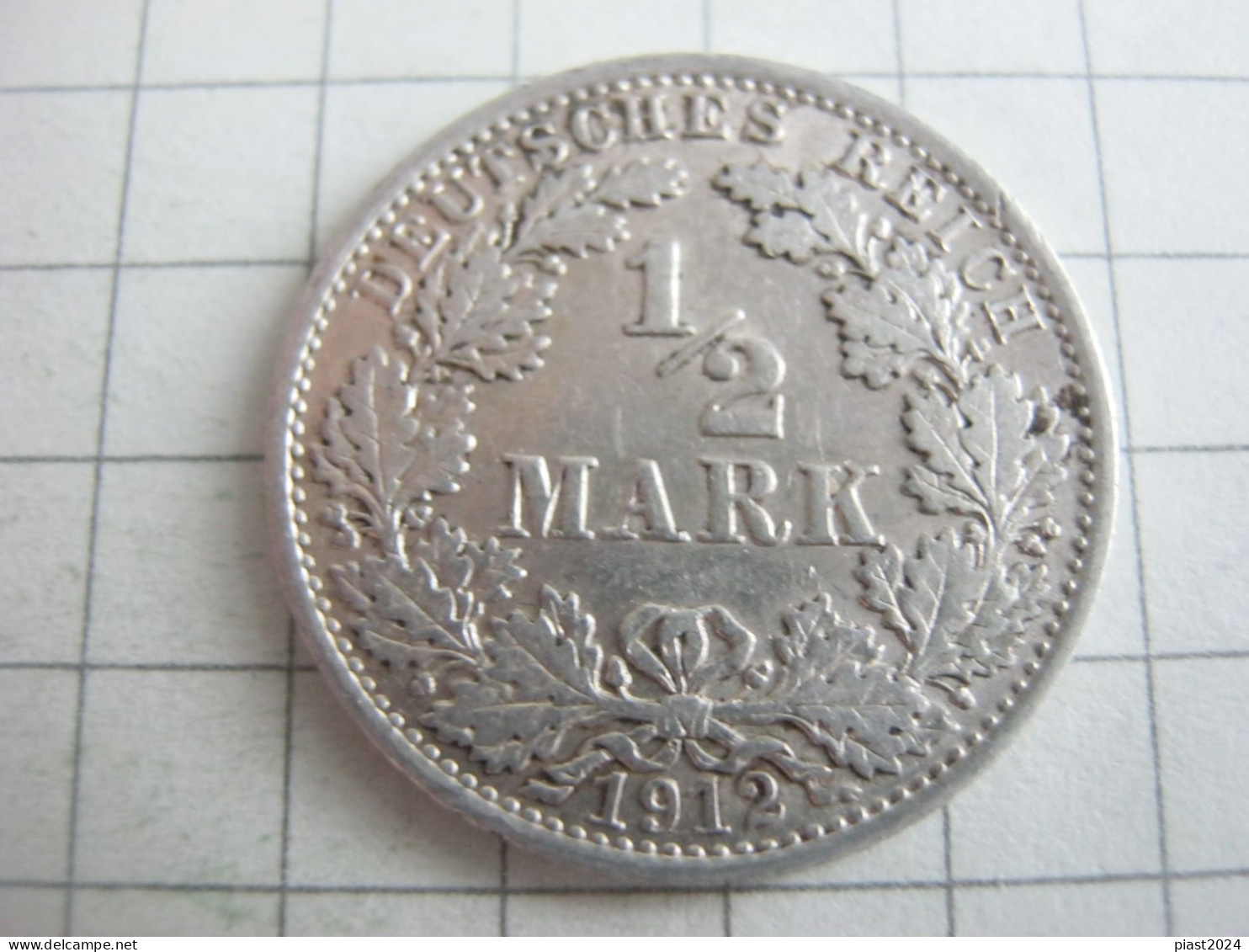Germany 1/2 Mark 1912 A - 1/2 Mark