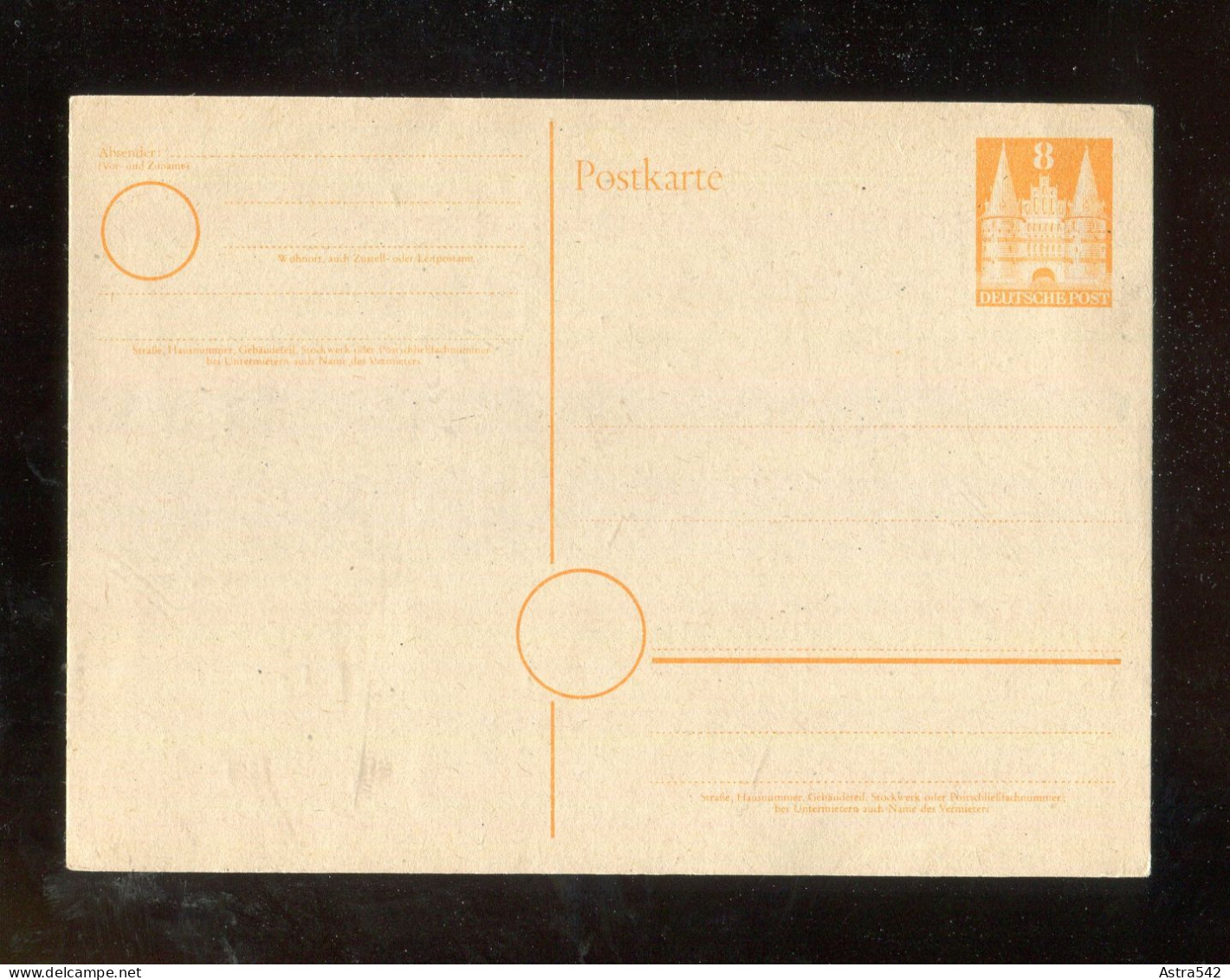 "BIZONE" 1948, Postkarte Mi. P 1 ** (A1246) - Brieven En Documenten