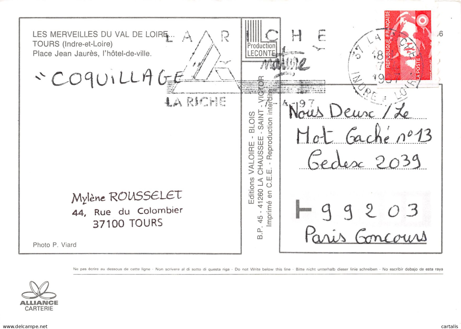 37-TOURS-N°C4090-D/0241 - Tours