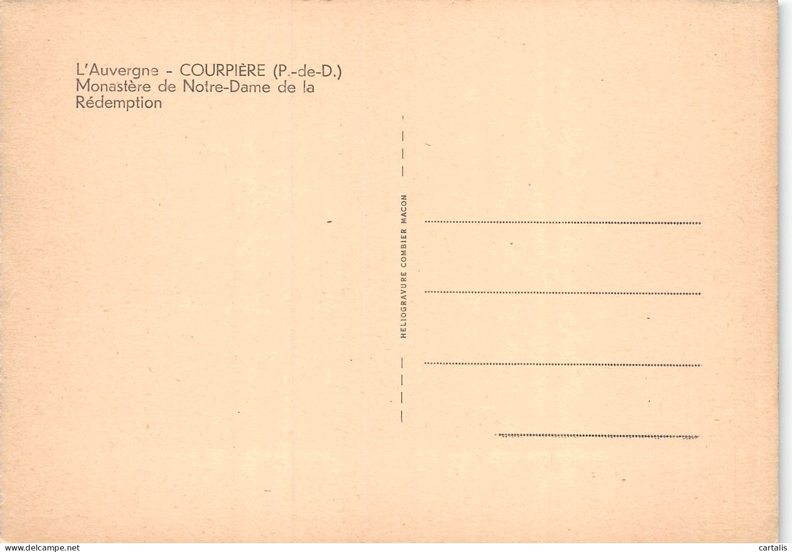 63-COURPIERE -N°C4090-C/0211 - Courpiere