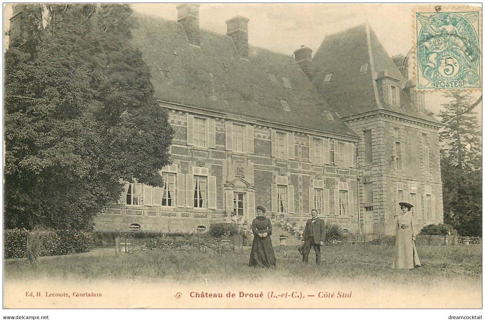 41 DROUE. Le Château 1906 - Droue