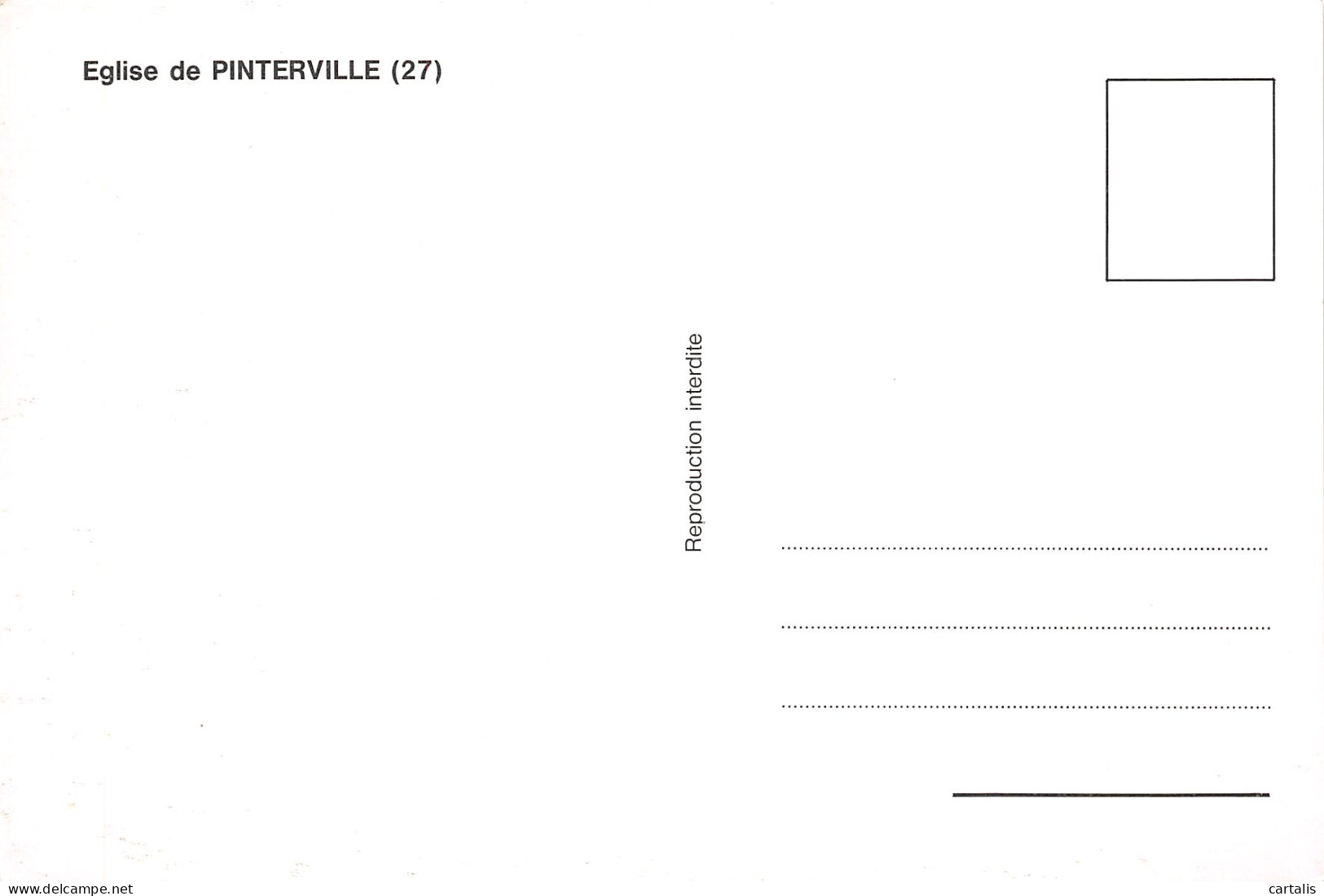 25-PINTERVILLE-N°C4091-C/0085 - Sonstige & Ohne Zuordnung