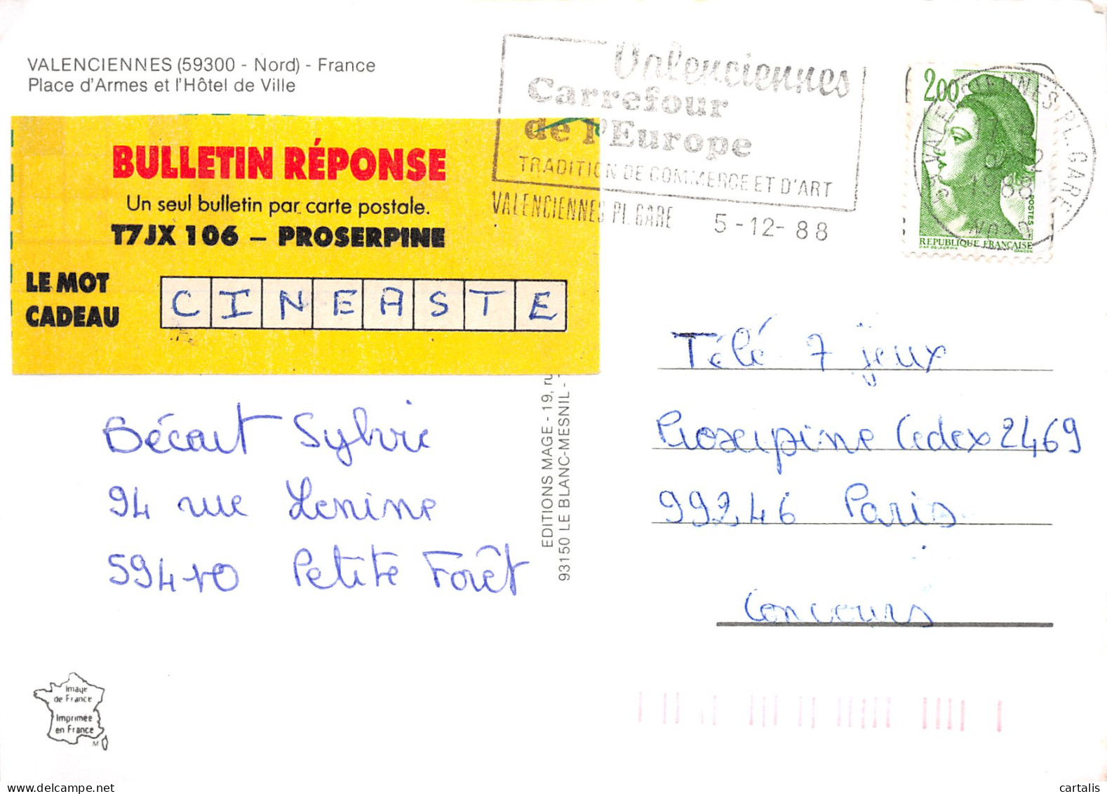 59-VALENCIENNES-N°C4092-A/0259 - Valenciennes