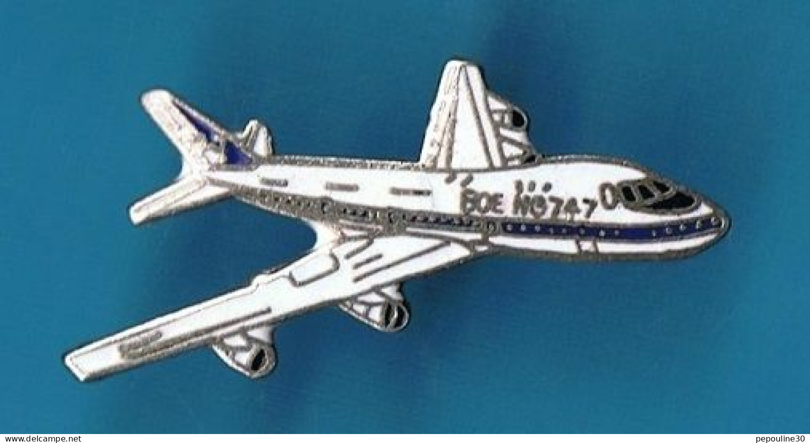 PIN'S //  ** AVION / BOEING 747 ** - Airplanes