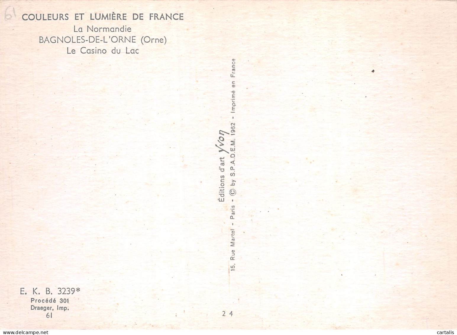 61-BAGNOLES DE L ORNE-N°C4092-C/0261 - Bagnoles De L'Orne