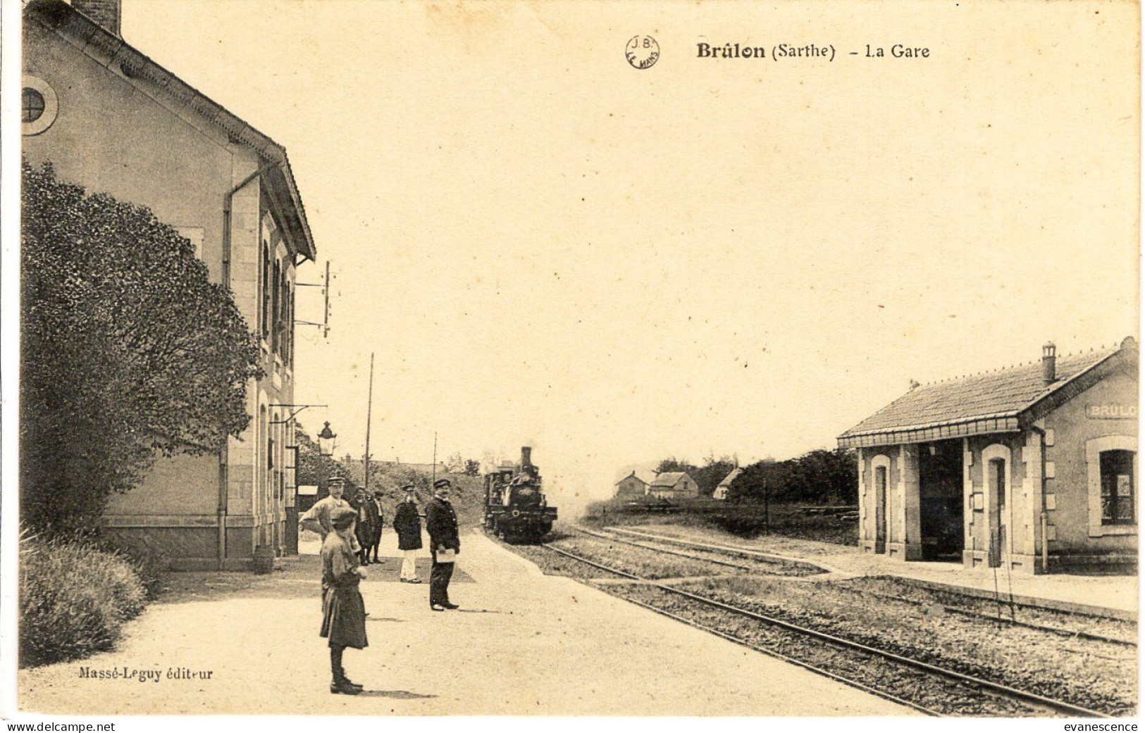 Brulon : La Gare       ///  Ref. Mai 24 /// BO. 72 - Brulon