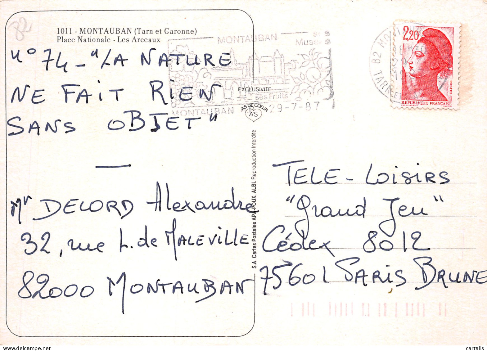 82-MONTAUBAN-N°C4092-C/0021 - Montauban