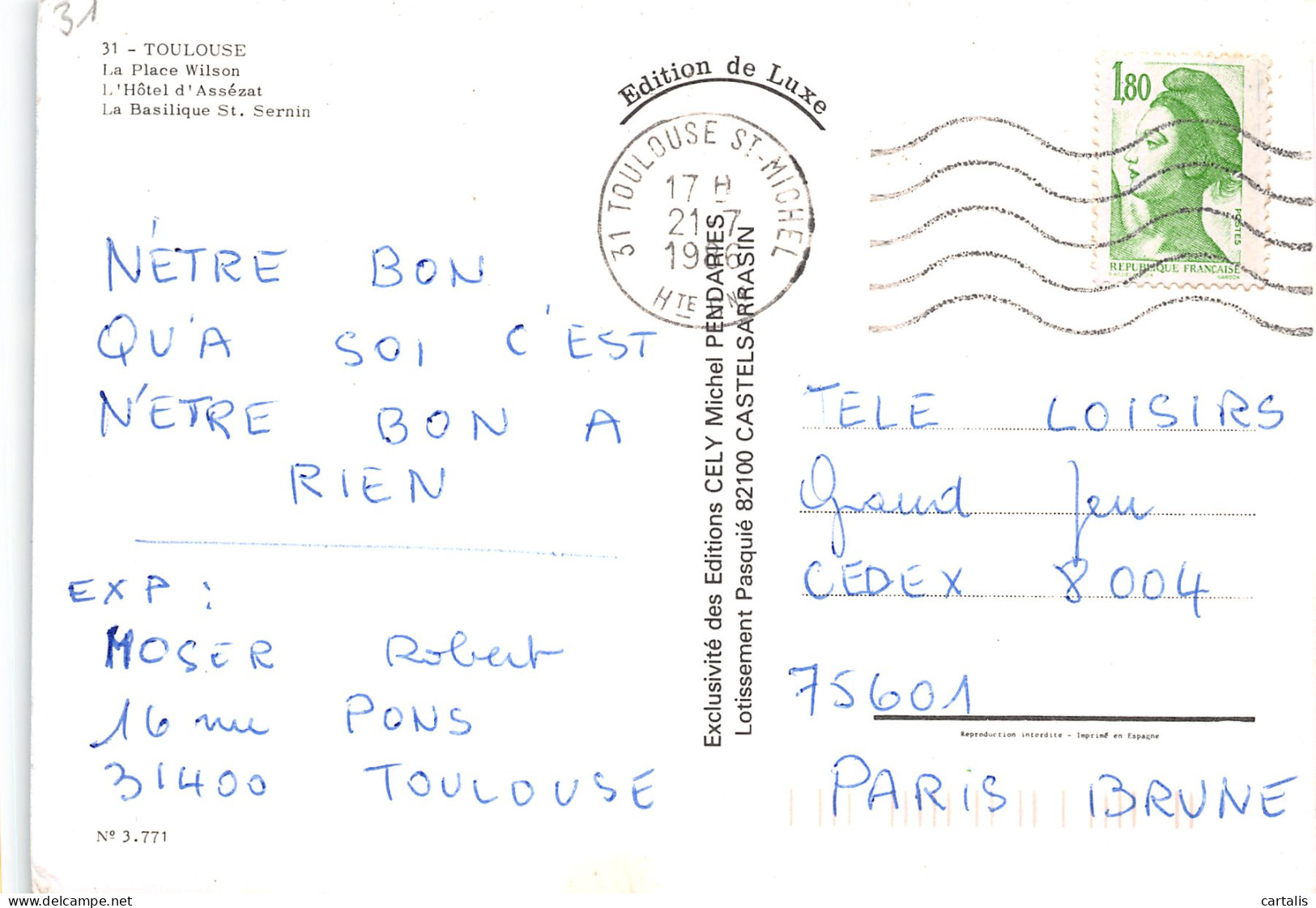 31-TOULOUSE-N°C4093-B/0297 - Toulouse