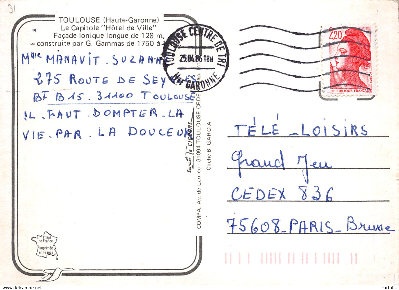 31-TOULOUSE-N°C4093-B/0081 - Toulouse