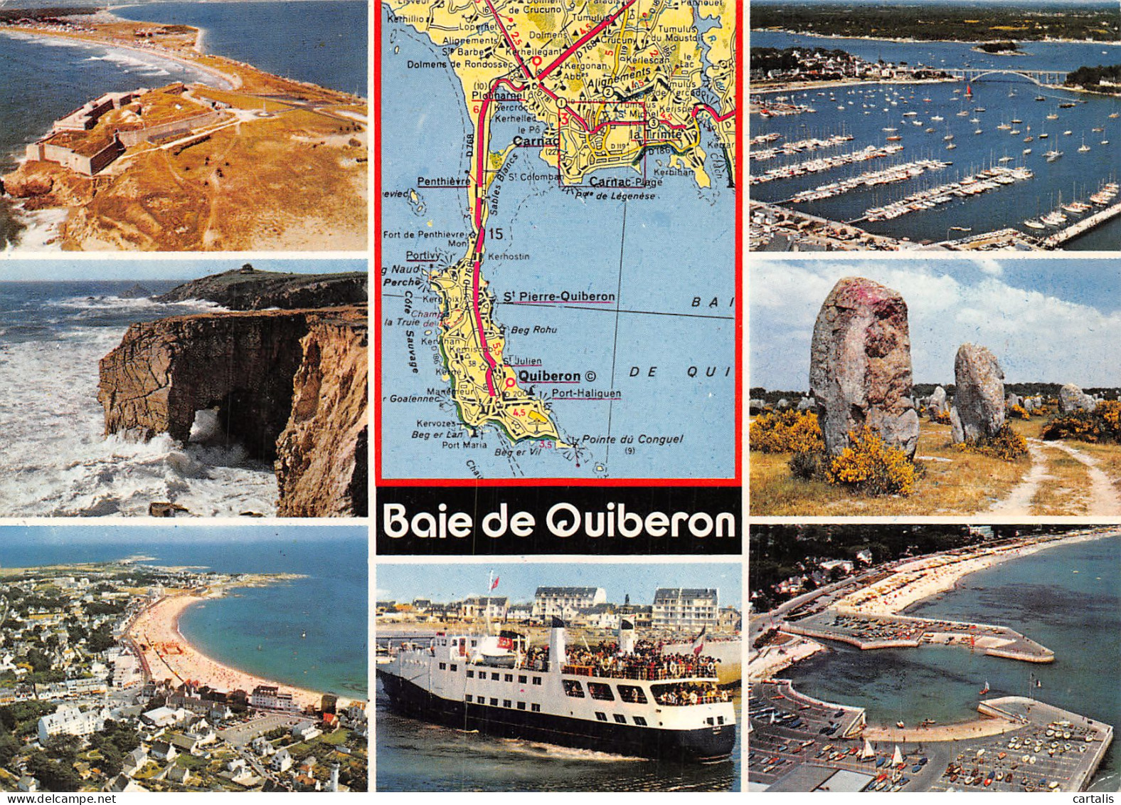 56-LA BAIE DE QUIBERON-N°C4093-A/0351 - Sonstige & Ohne Zuordnung