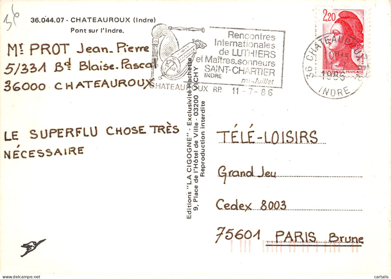36-CHATEAUROUX-N°C4093-A/0245 - Chateauroux