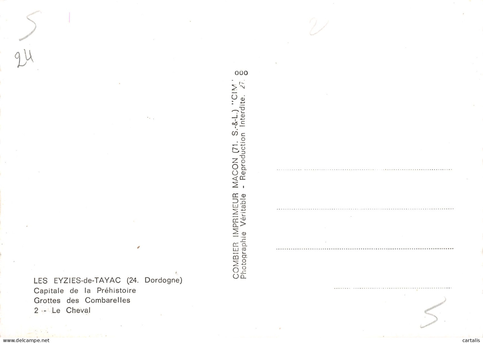 24-LES EYZIES DE TAYAC -N°C4093-D/0273 - Sonstige & Ohne Zuordnung