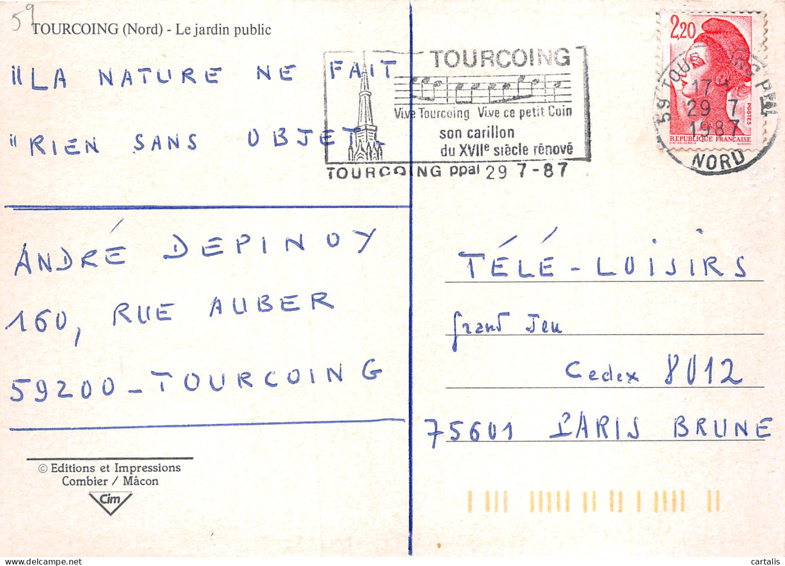 59-TOURCOING-N°C4093-D/0071 - Tourcoing