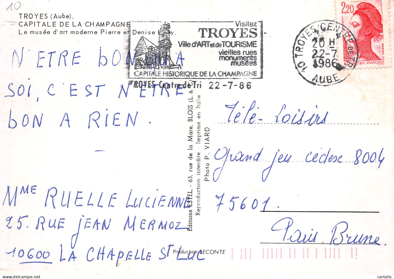 10-TROYES-N°C4093-C/0295 - Troyes
