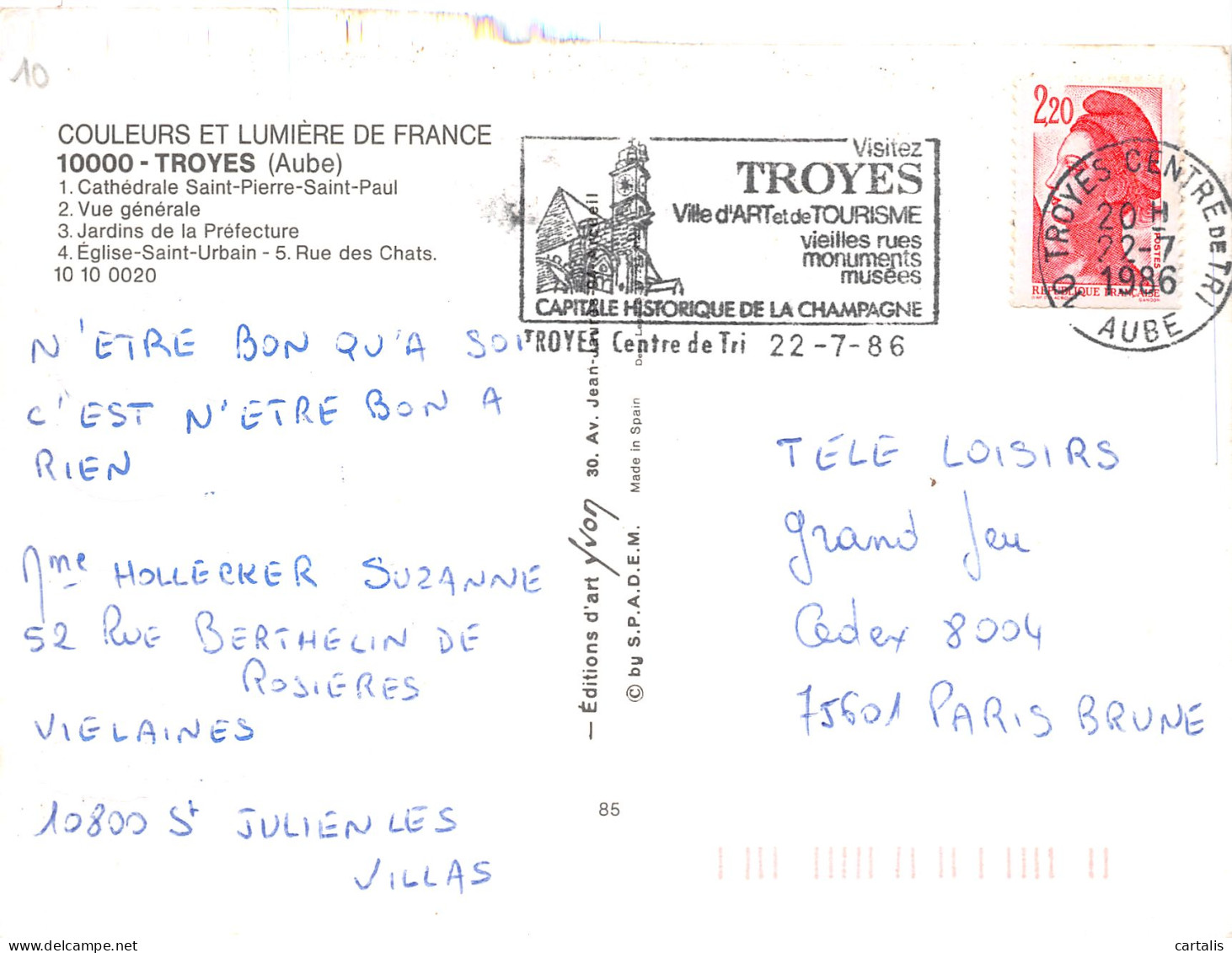 10-TROYES-N°C4093-C/0289 - Troyes