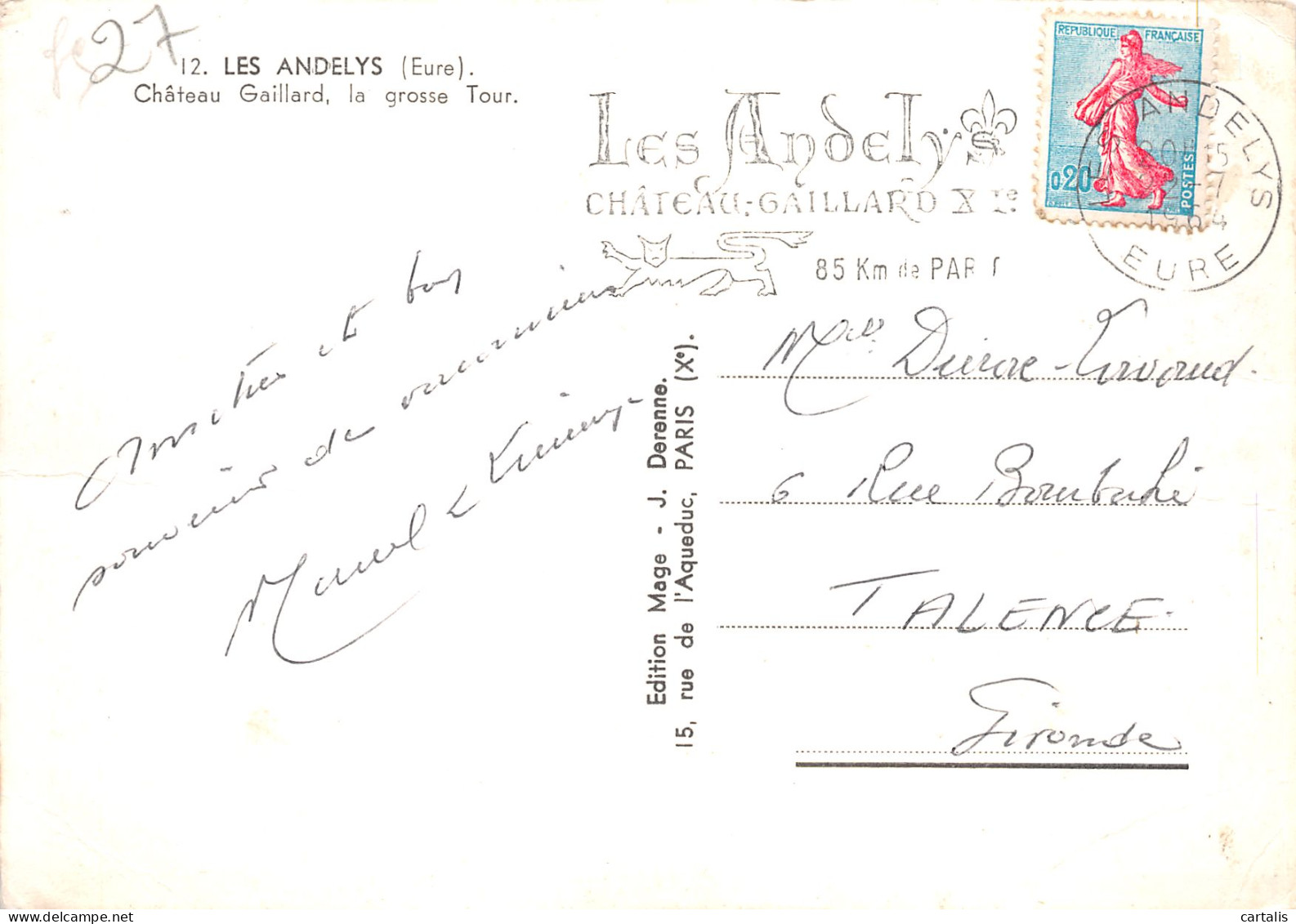 27-LES ANDELYS-N°C4093-C/0109 - Les Andelys