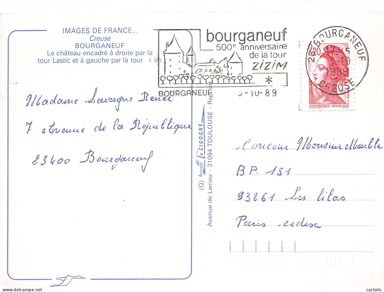 23-BOURGANEUF-N°C4094-C/0037 - Bourganeuf
