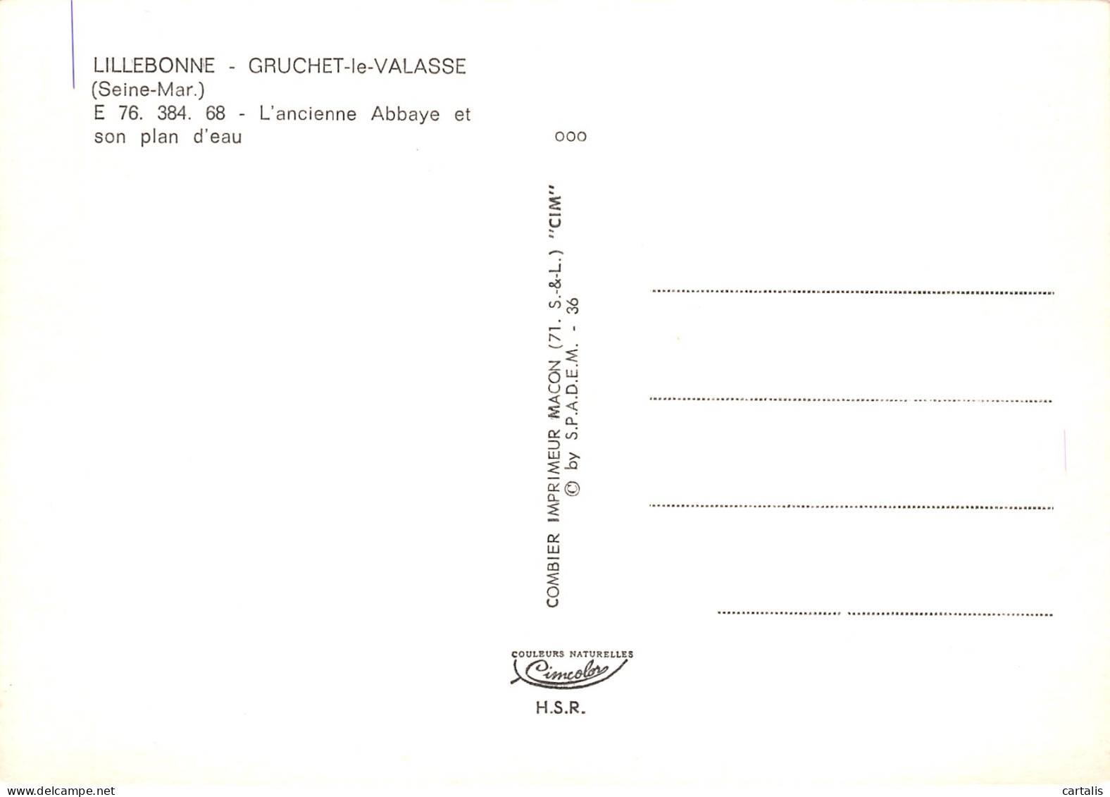 76-LILLEBONNE GRUCHET LE VALASSE-N°C4094-C/0031 - Lillebonne