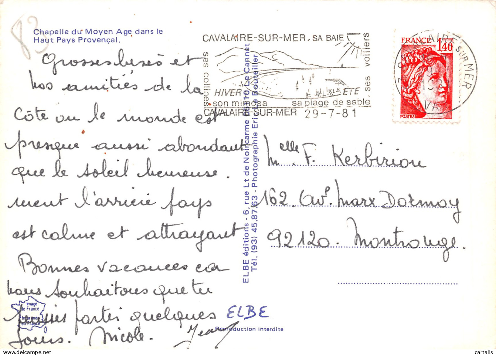 83-HAUT PAYS PROVENCAL CHAPELLE-N°C4095-C/0087 - Sonstige & Ohne Zuordnung