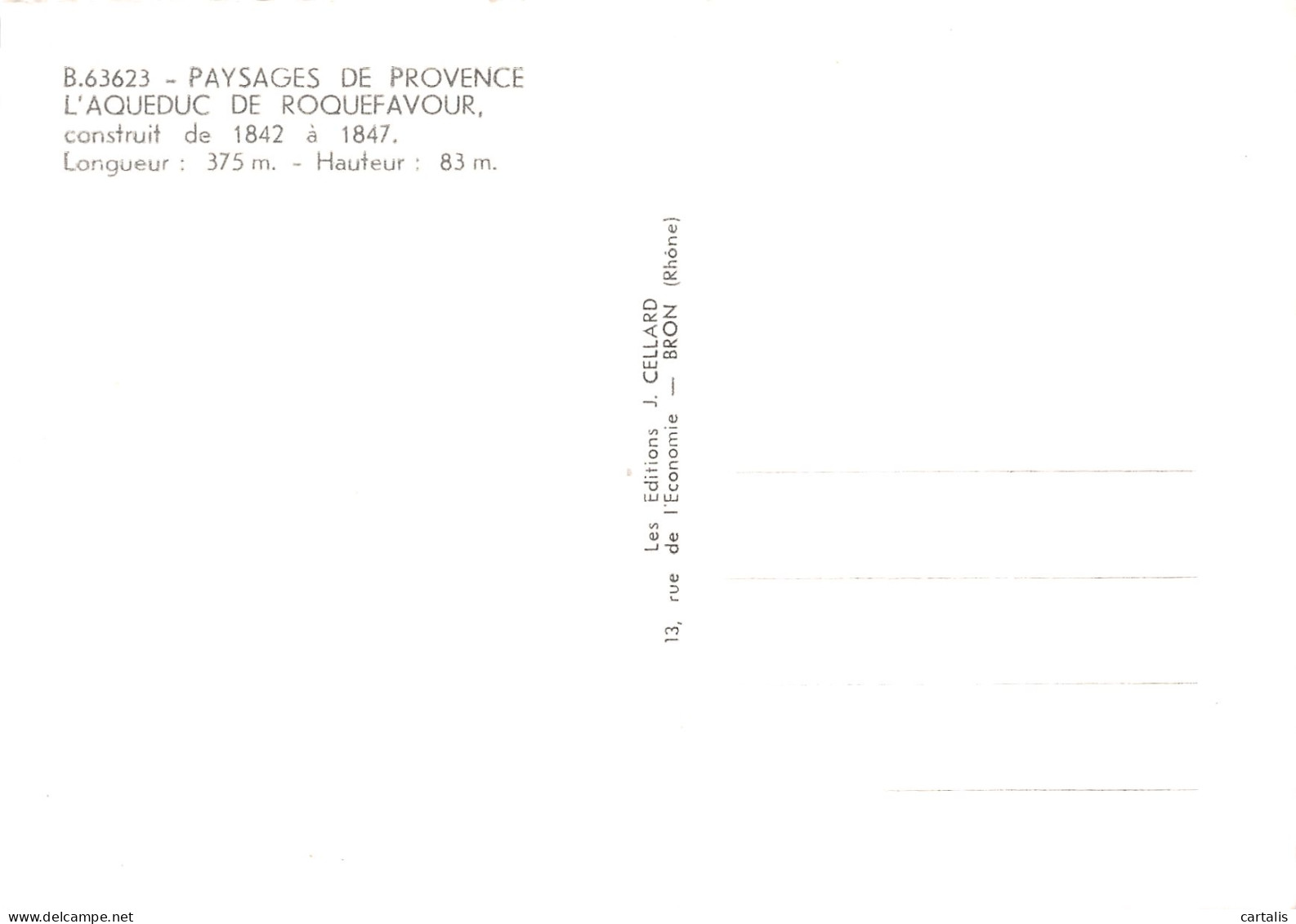 13-ROQUEFAVOUR L AQUEDUC-N°C4095-C/0061 - Roquefavour