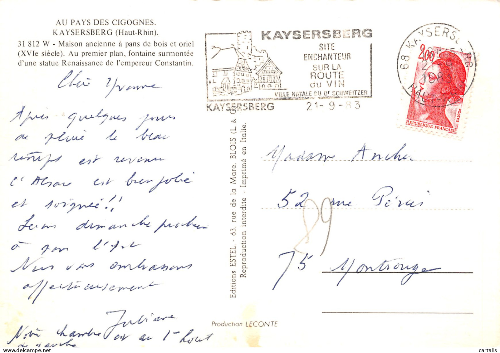 68-KAYSERSBERG-N°C4095-B/0131 - Kaysersberg