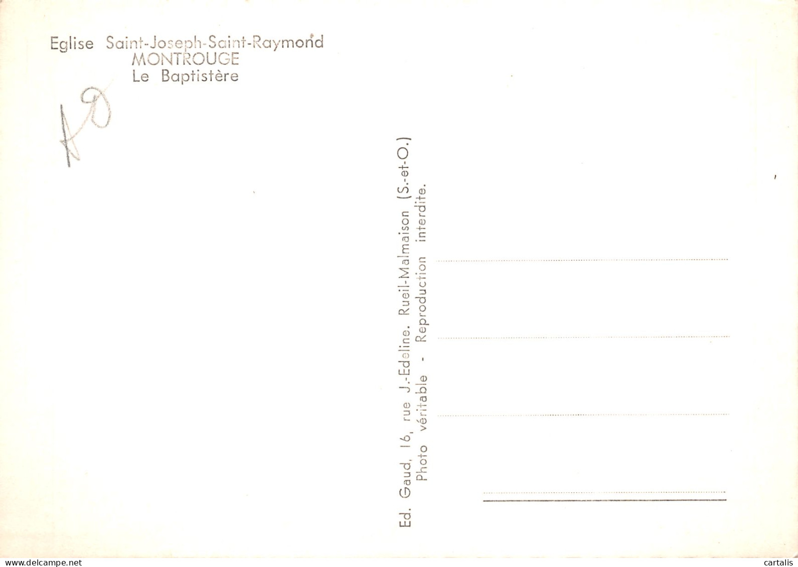 92-MONTROUGE-N°C4095-A/0309 - Montrouge