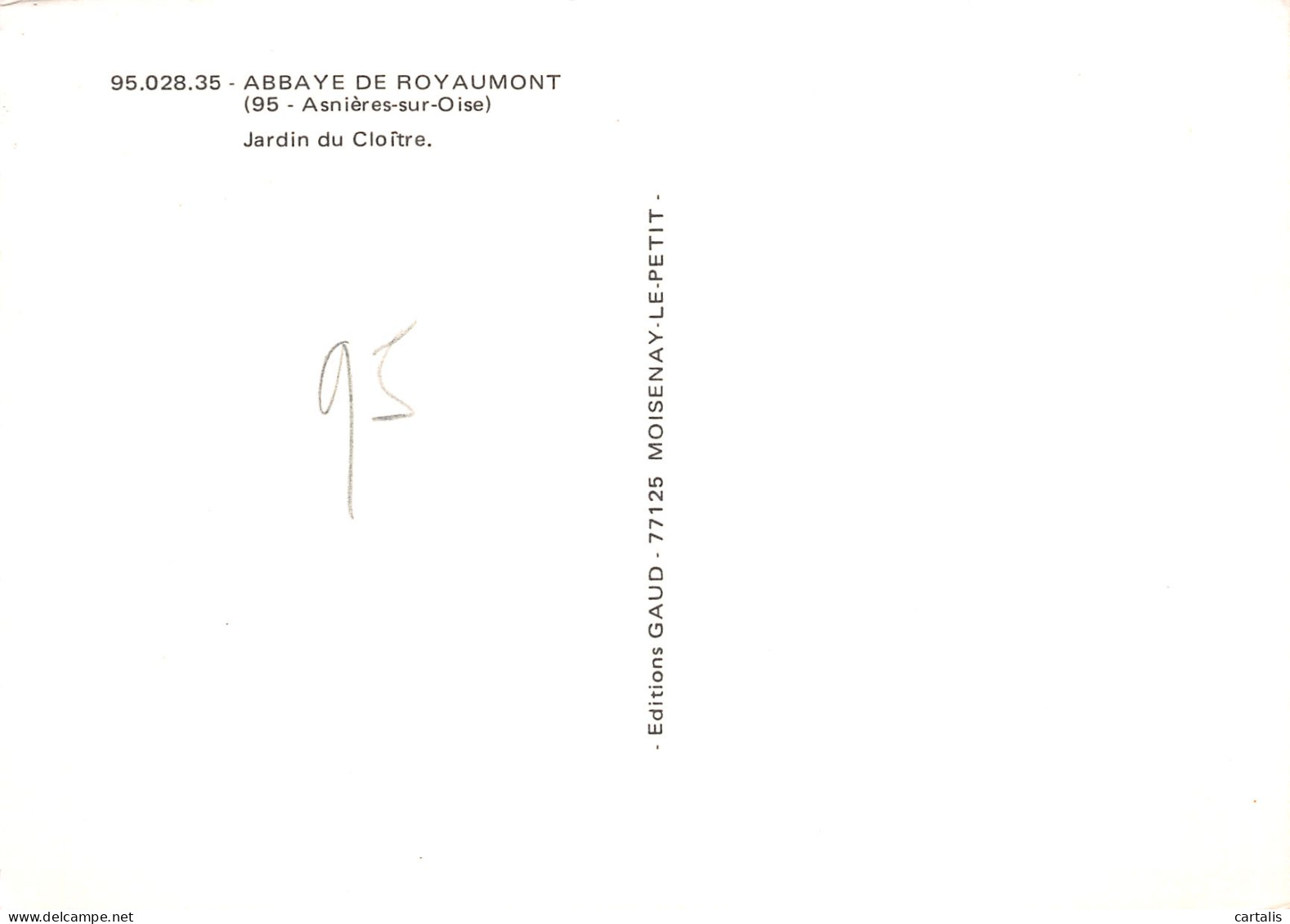 95-ABBAYE DE ROYAUMONT -N°C4095-A/0271 - Asnières-sur-Oise