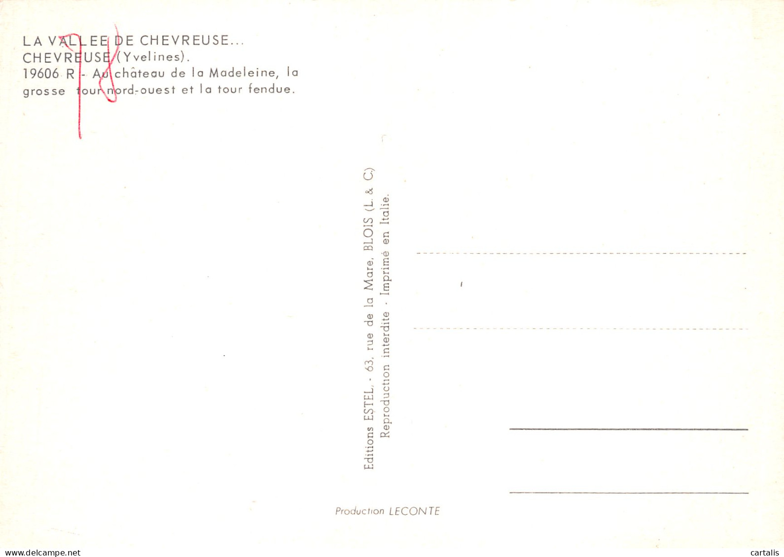 78-CHEVREUSE LE CHATEAU DE LA MADELEINE-N°C4095-A/0173 - Chevreuse