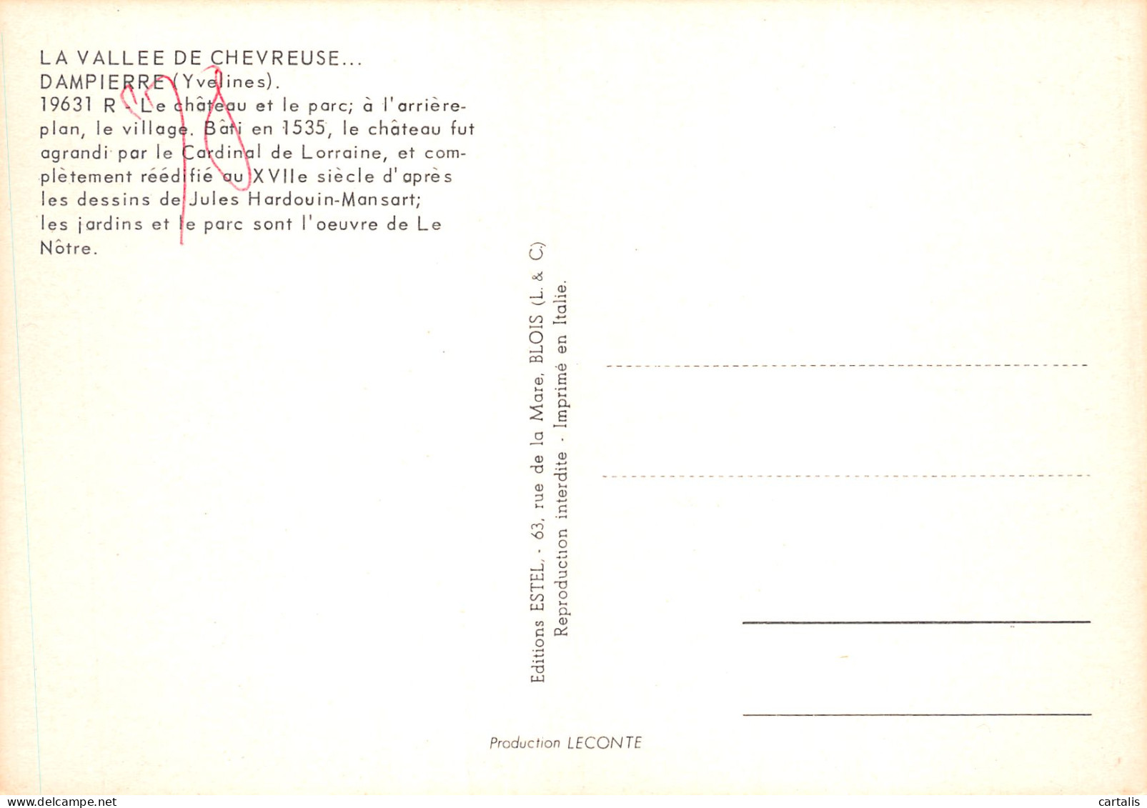 78-DAMPIERRE-N°C4095-A/0109 - Dampierre En Yvelines